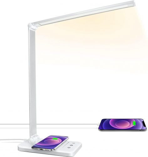 TaoTronics LED Desk Lamp with Wireless Charger